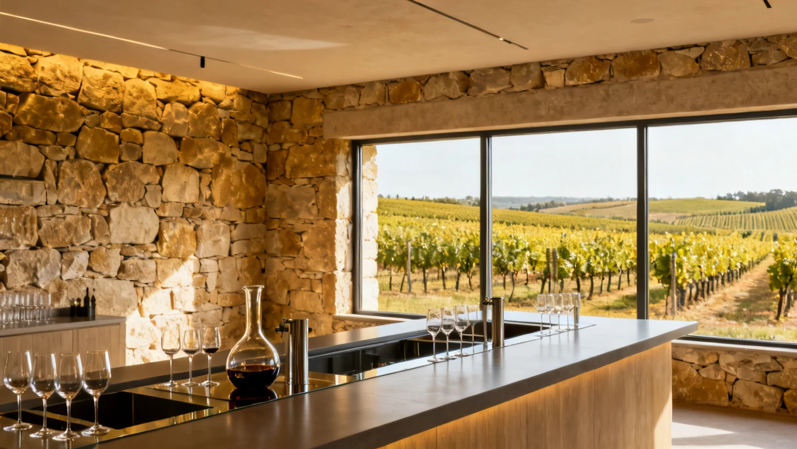 Salle de dégustation professionnelle